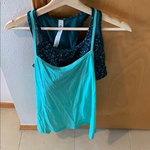 Lulu Lemon tank with built in sports bra